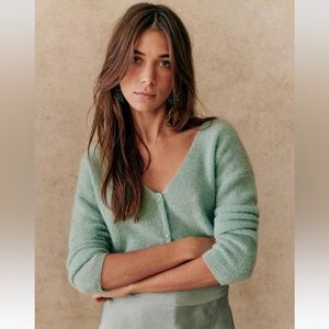Sezane Barry Cardigan Sweater - XS